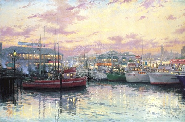 Thomas Kinkade San Francisco Fisherman's Wharf